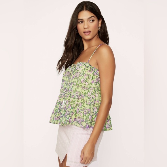 Lost + Wander Women's Matisse's Dream Mini Dress In Purple Yellow Multi S M L - Picture 3 of 4